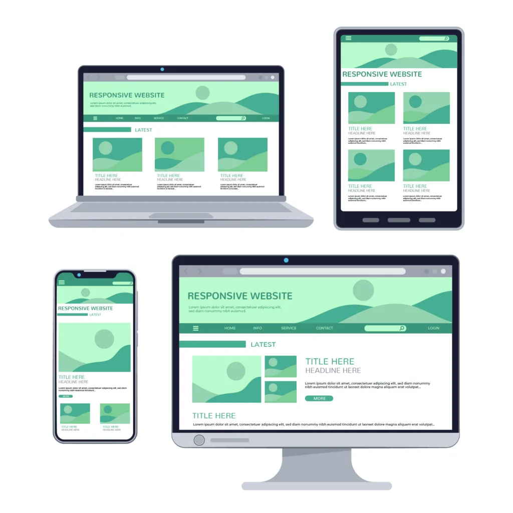 responsive website design means that a website can operate in different types of devices