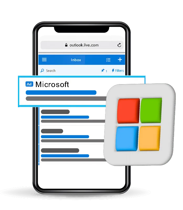 Microsoft 廣告服務介紹圖示
